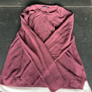 Hilary Radley maroon shirt sweater